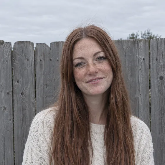 Tamsin Ackerly, sample kit headshot